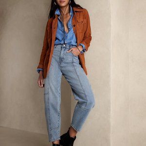 NWT Sedona Barrel Jean Banana Republic Factory Size 8/29 Ankle 27" Inseam